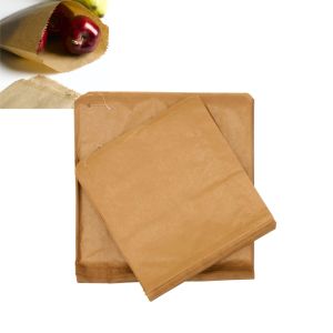 Brown Strung Kraft Paper Fruit Food Bags 10